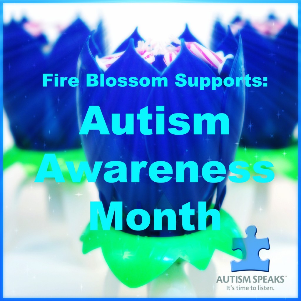 Fire Blossom Supports Autism Awareness Month - Fire Blossom Candle