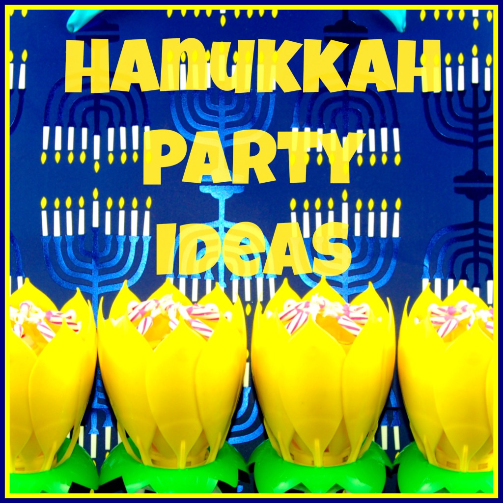 Hanukkah Party Ideas - Fire Blossom Candle