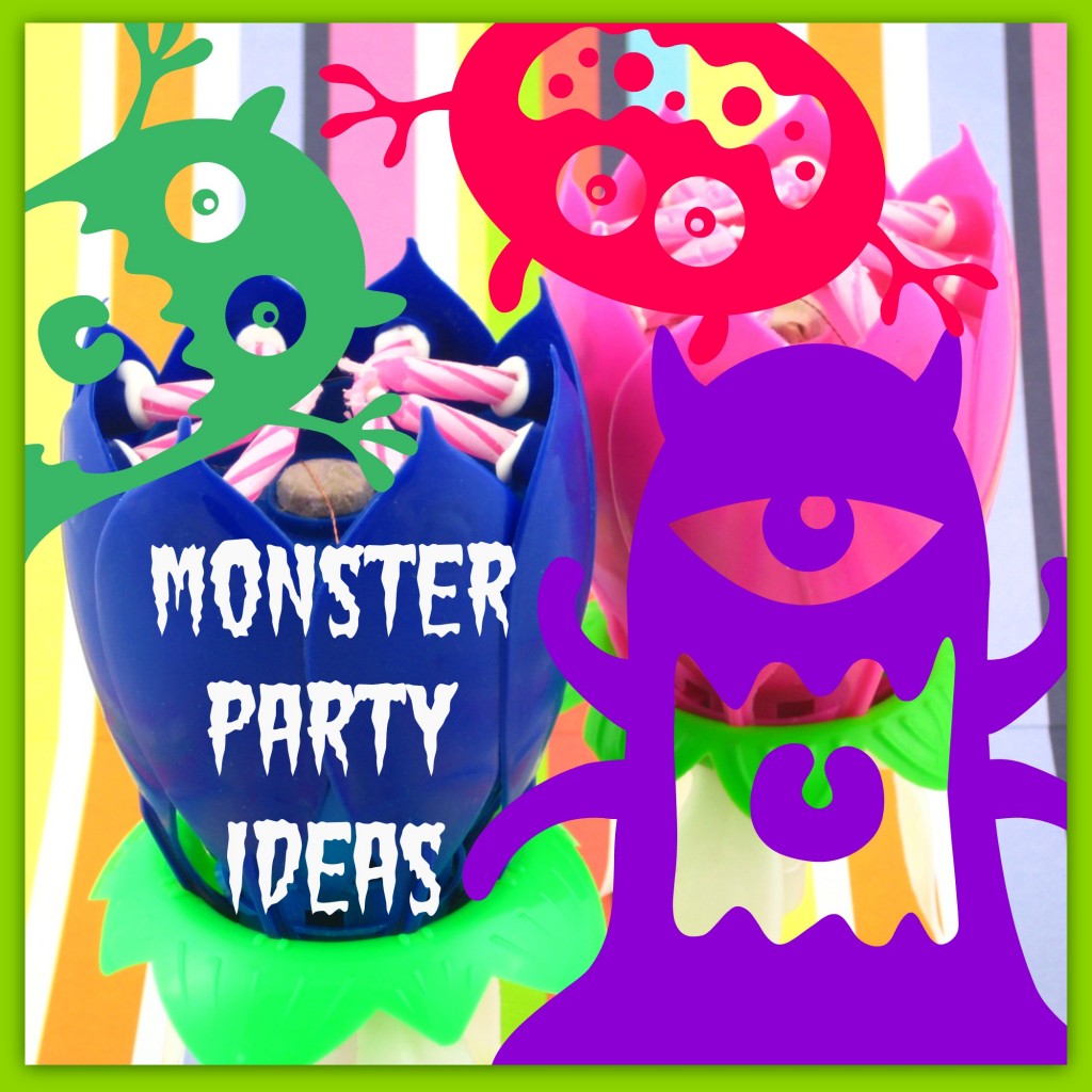 Monster Party Ideas - Fire Blossom Candle