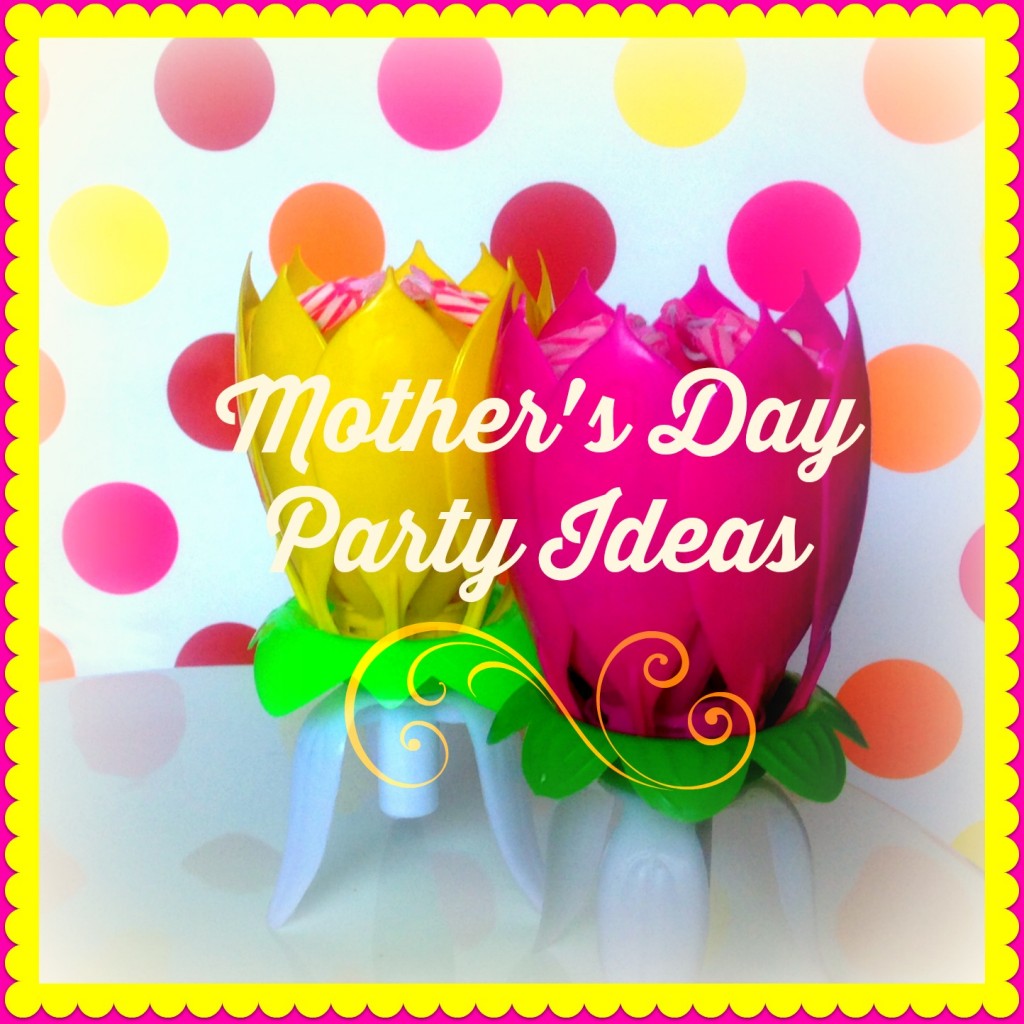 Mother's Day Party Ideas - Fire Blossom Candle