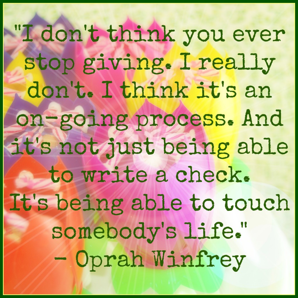 Oprah Quote - Fire Blossom Candle