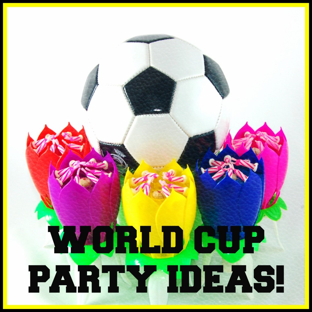World Cup Party Ideas - Fire Blossom Candle